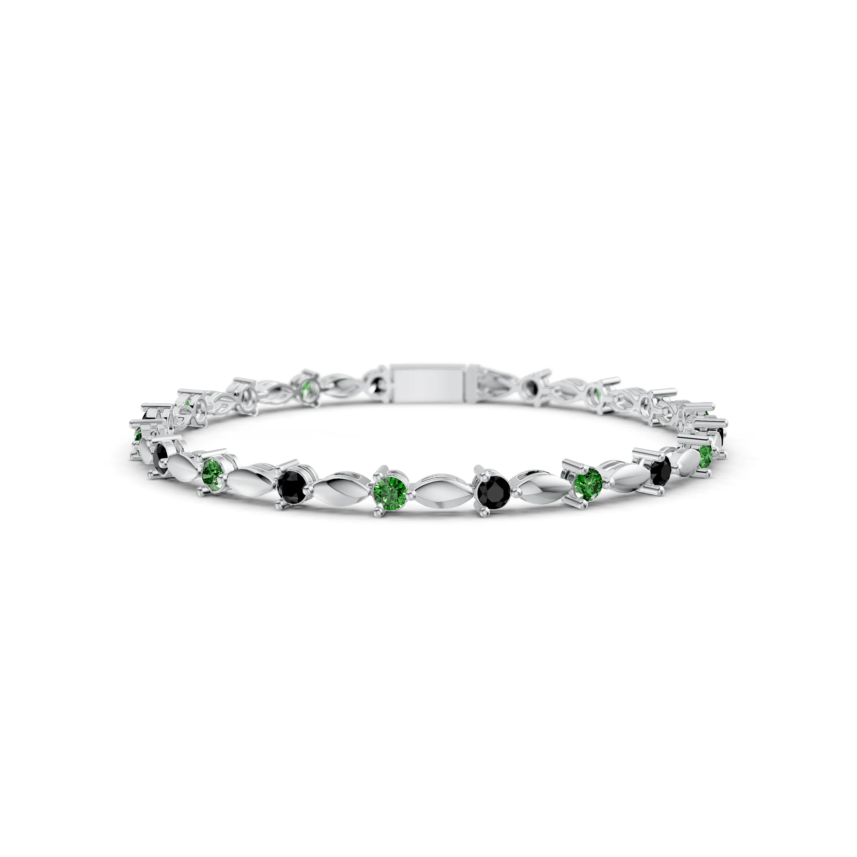 Silver_Emerald_Black