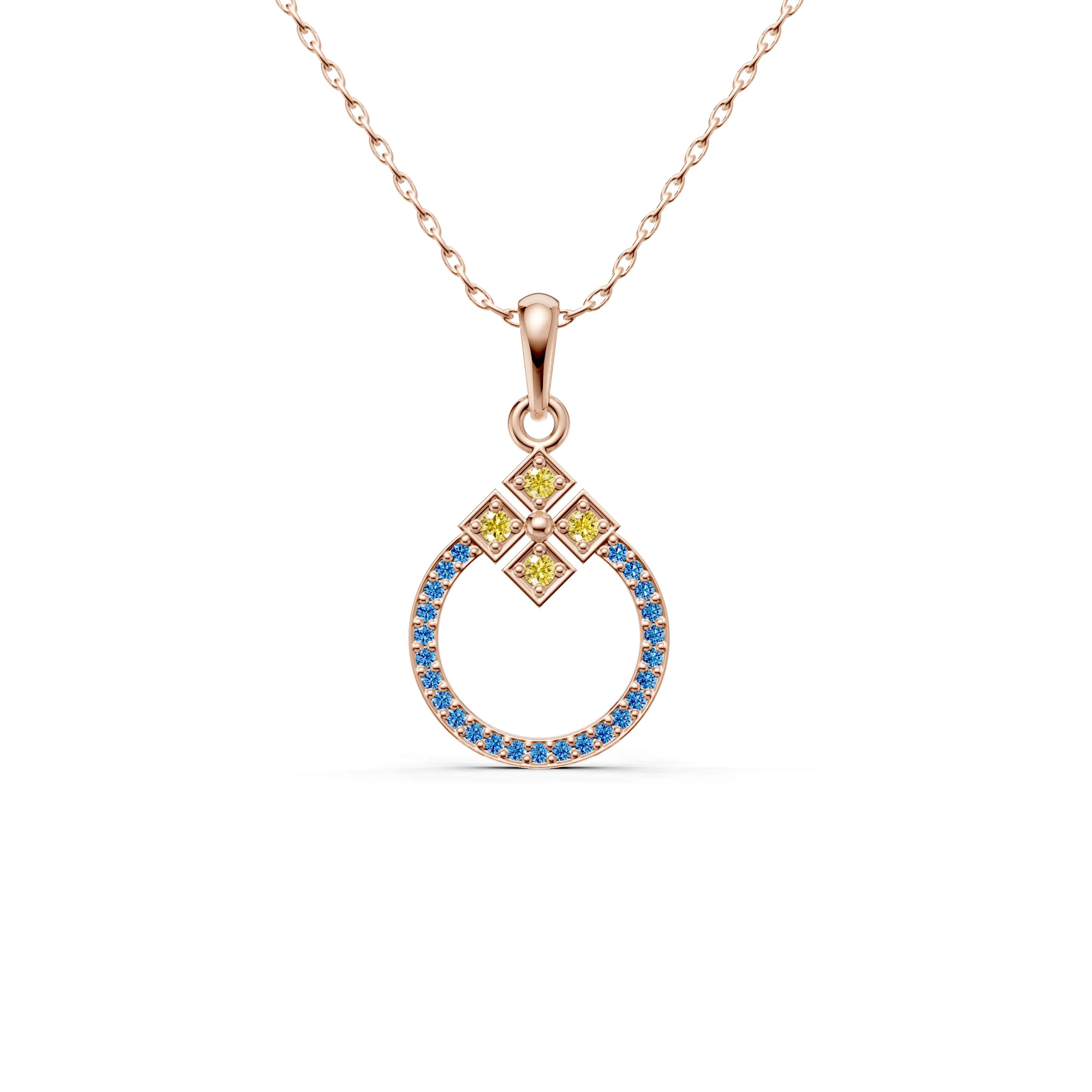 Rose_Citrine_Aquamarine