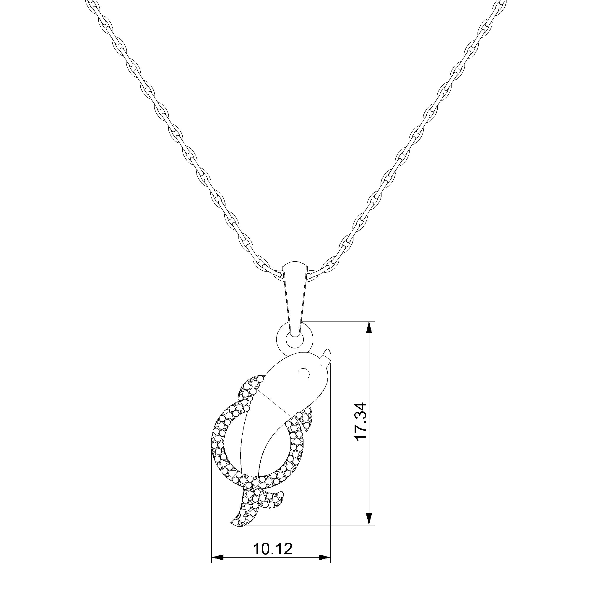 Pargold Solid Gold Exquisite Aurora Pendant with Radiant Gemstone Accents-Static