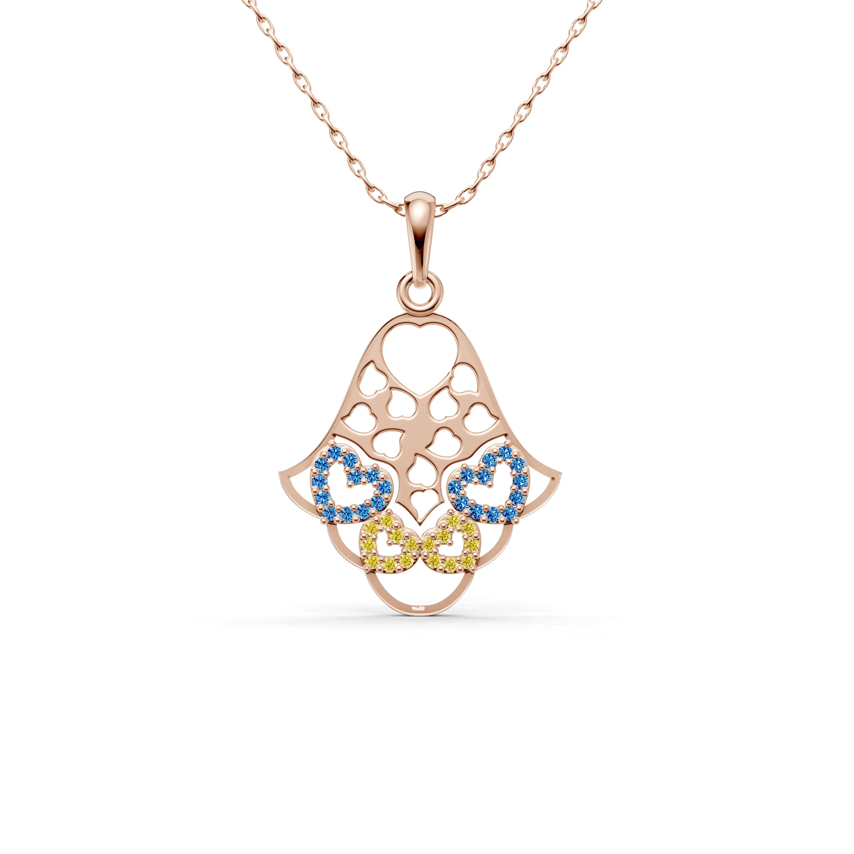 Rose_Citrine_Aquamarine