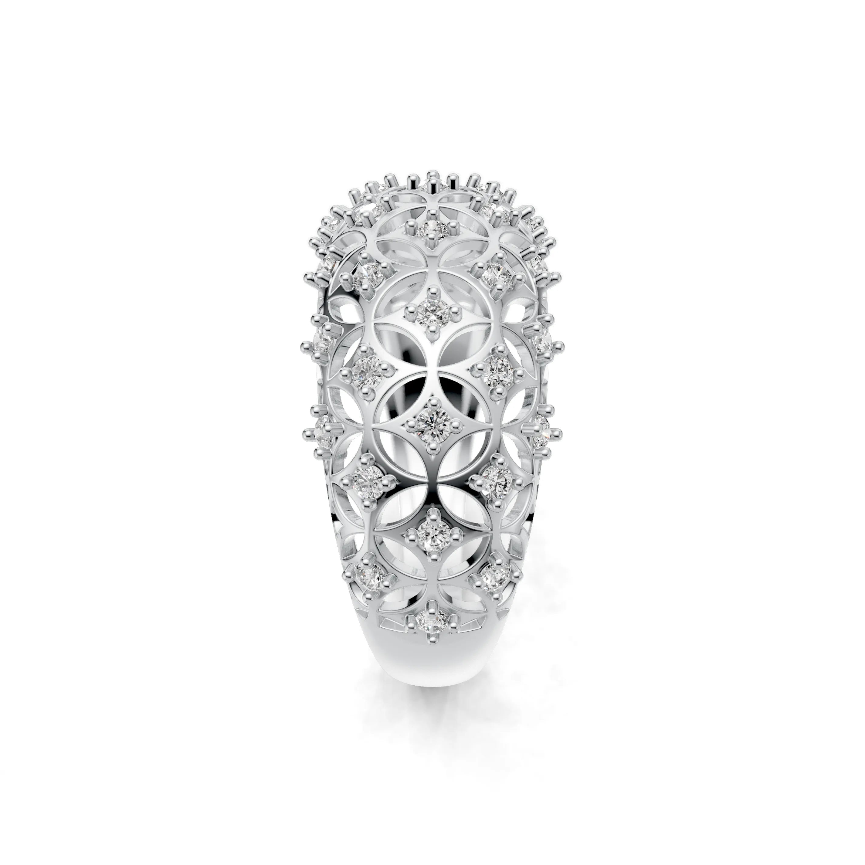 Pargold Solid Gold Golden Garland Sparkle Band -Silver_Diamond_Diamond_Static_Silver