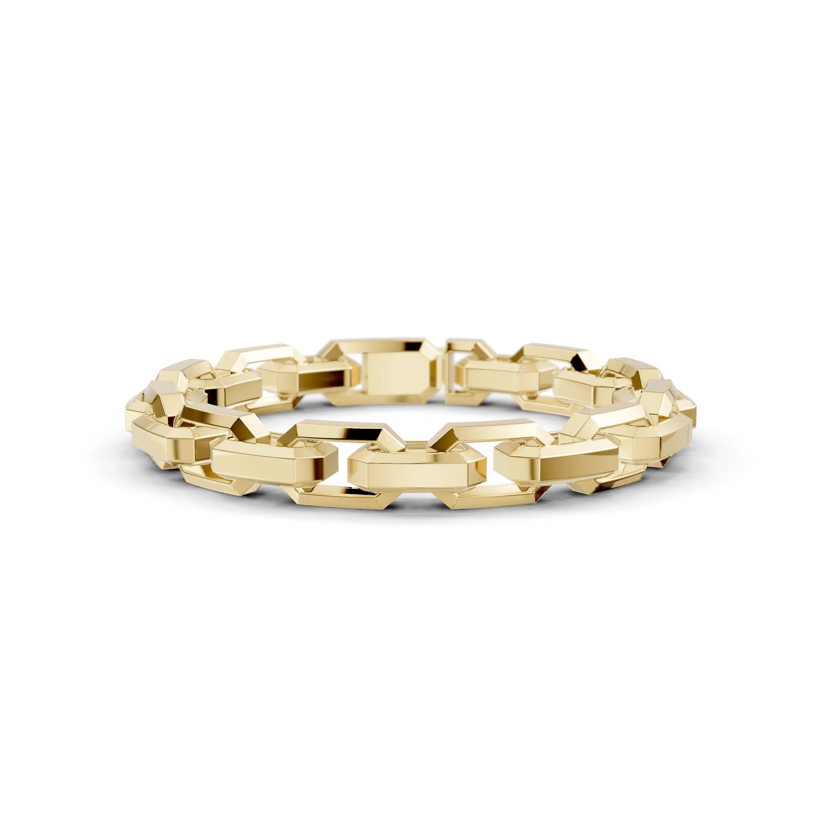 Pargold Solid Gold Sophisticated Chic Gold Bracelet -Gold_Static_Gold