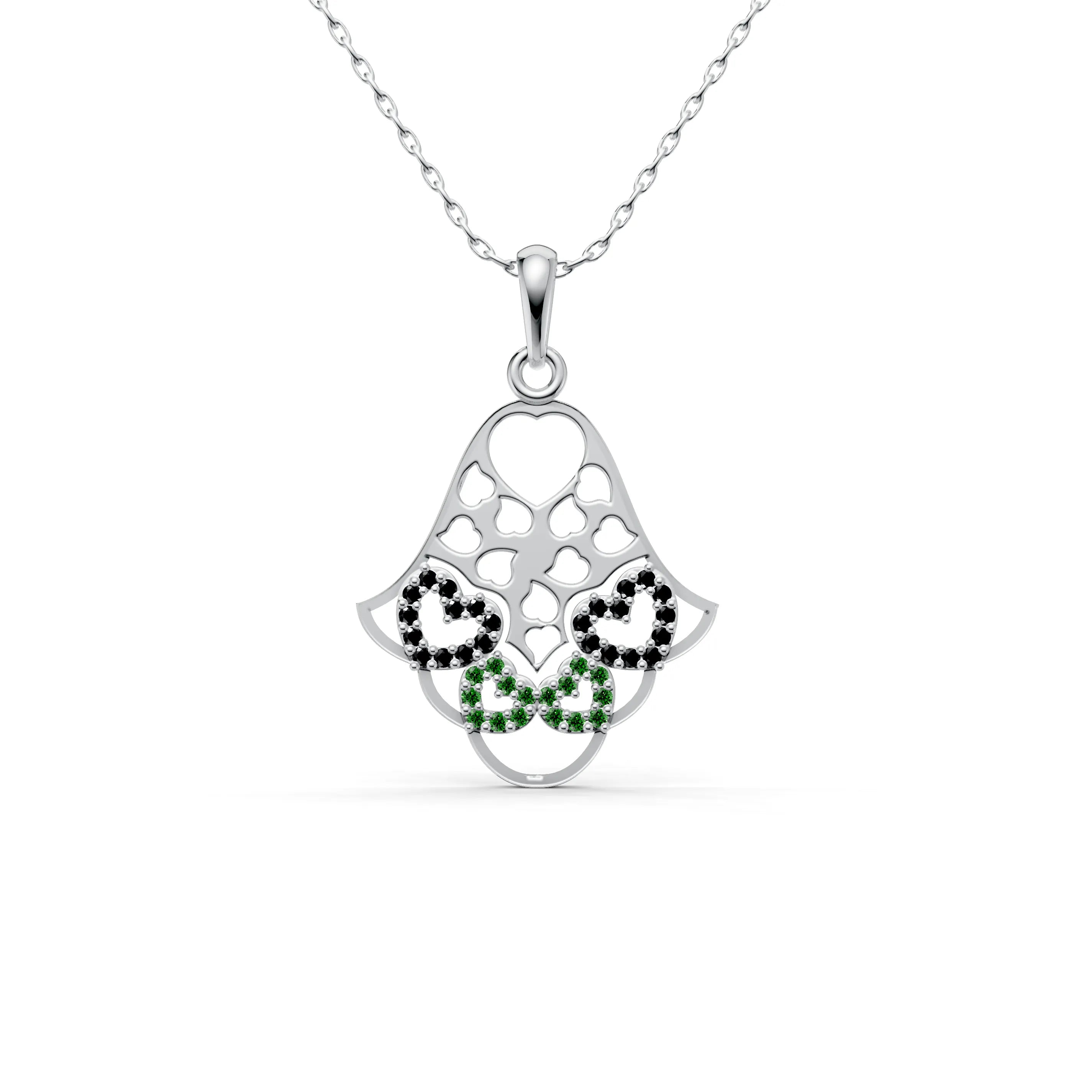 Silver_Emerald_Black