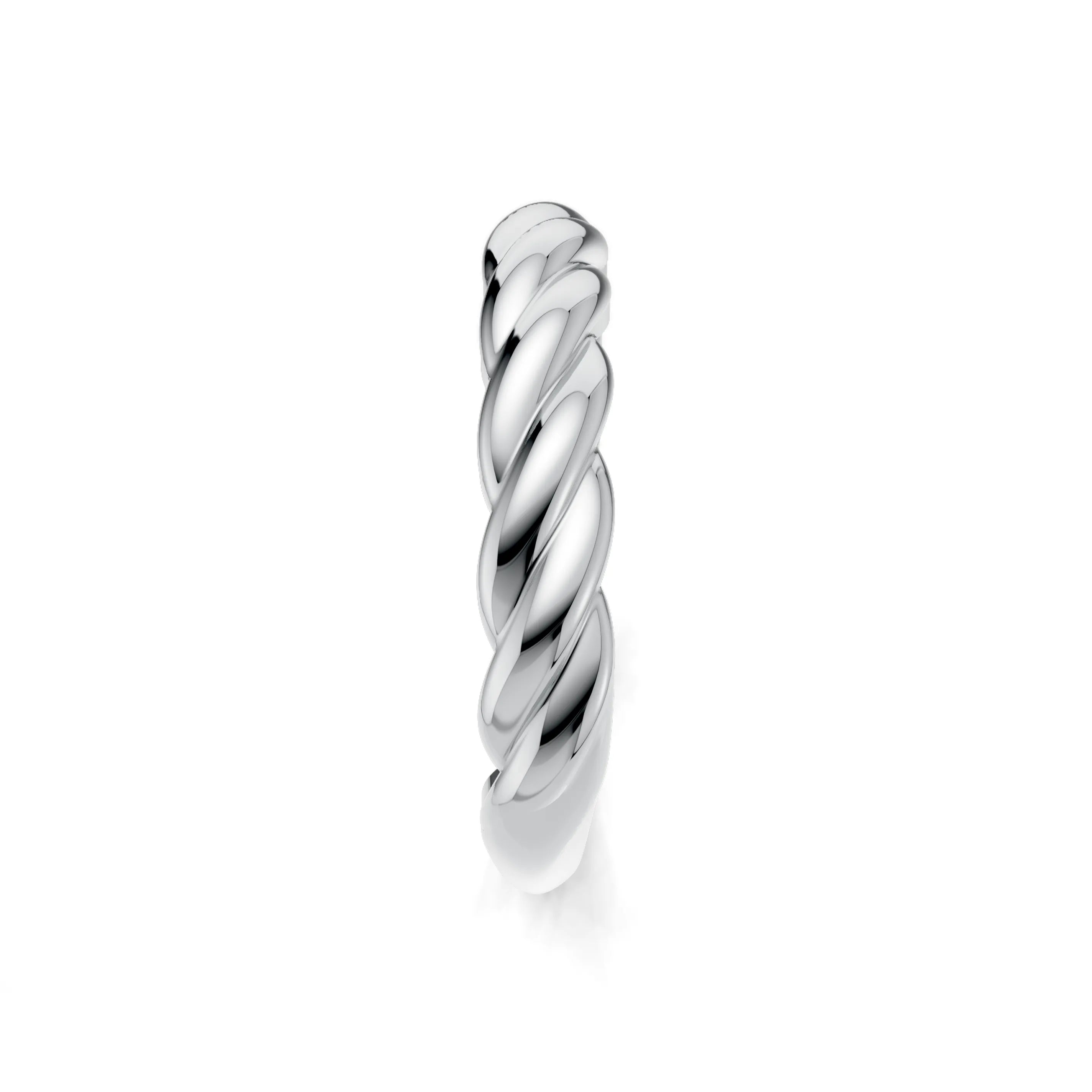 Pargold Solid Gold Golden Essence Braided Band -Silver_Static_Silver