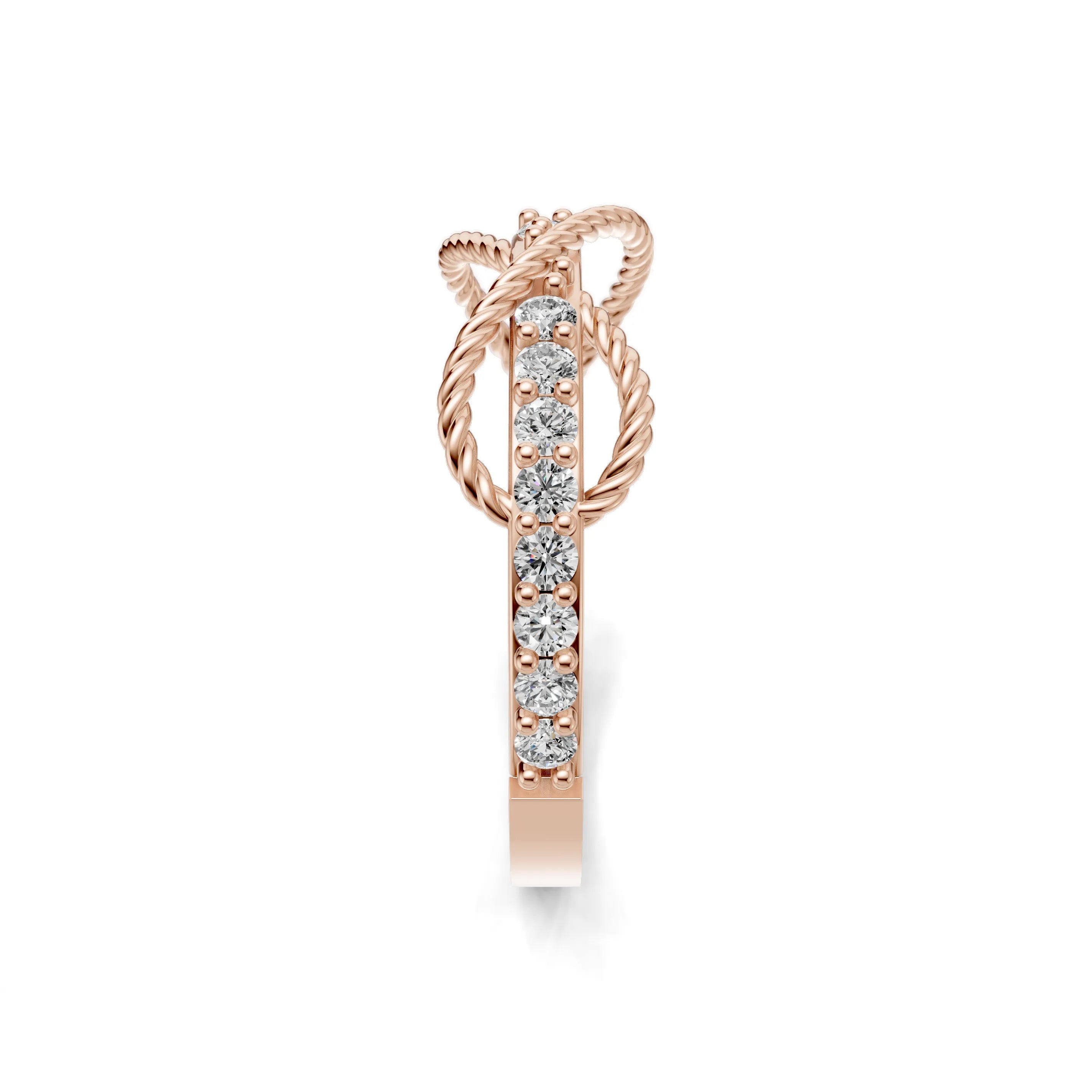 Pargold Solid Gold Twilight Weave Spark Ring -Rose_Diamond_Diamond_Static_Rose