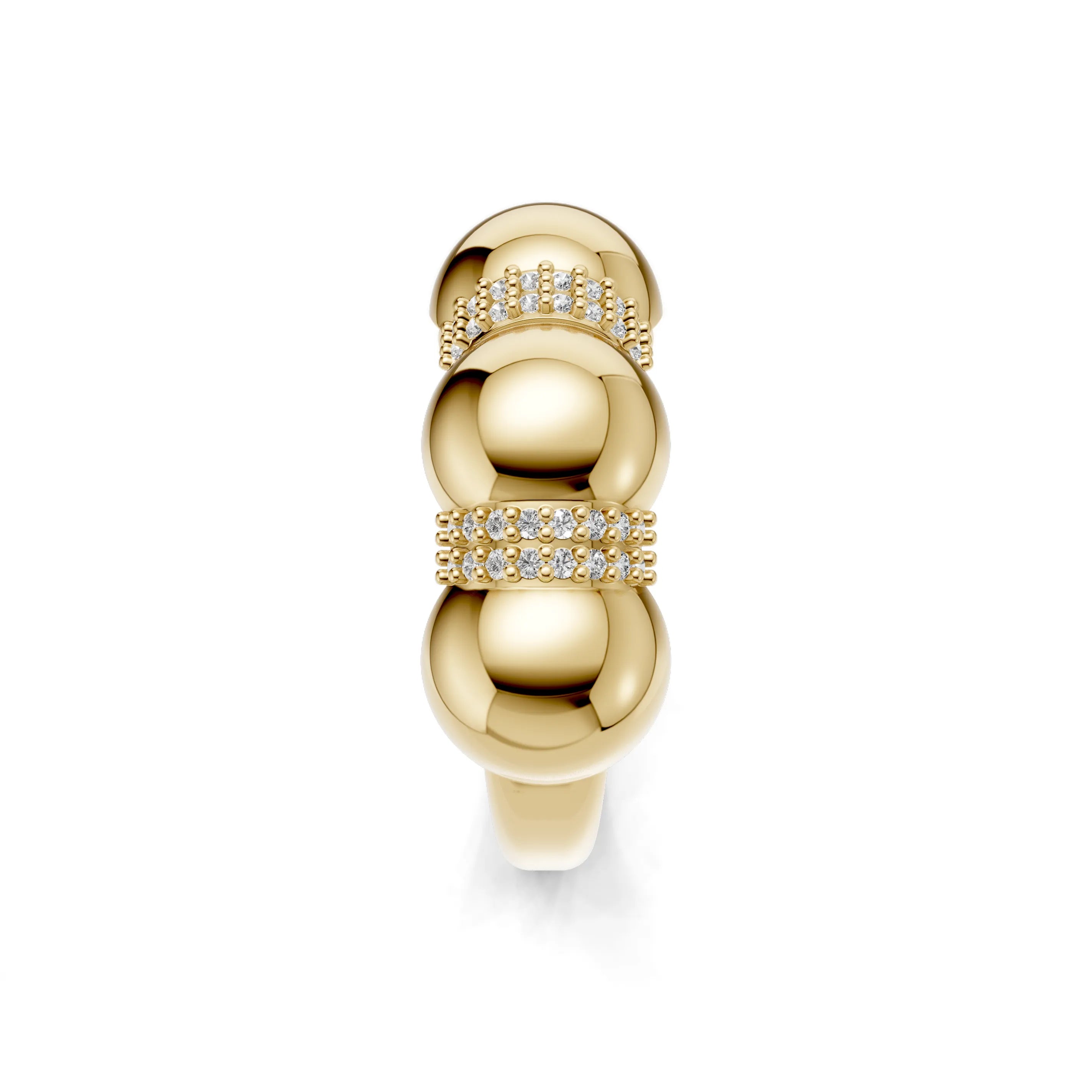 Pargold Solid Gold Golden Orbit Gala Ring -Gold_Diamond_Diamond_Static_Gold