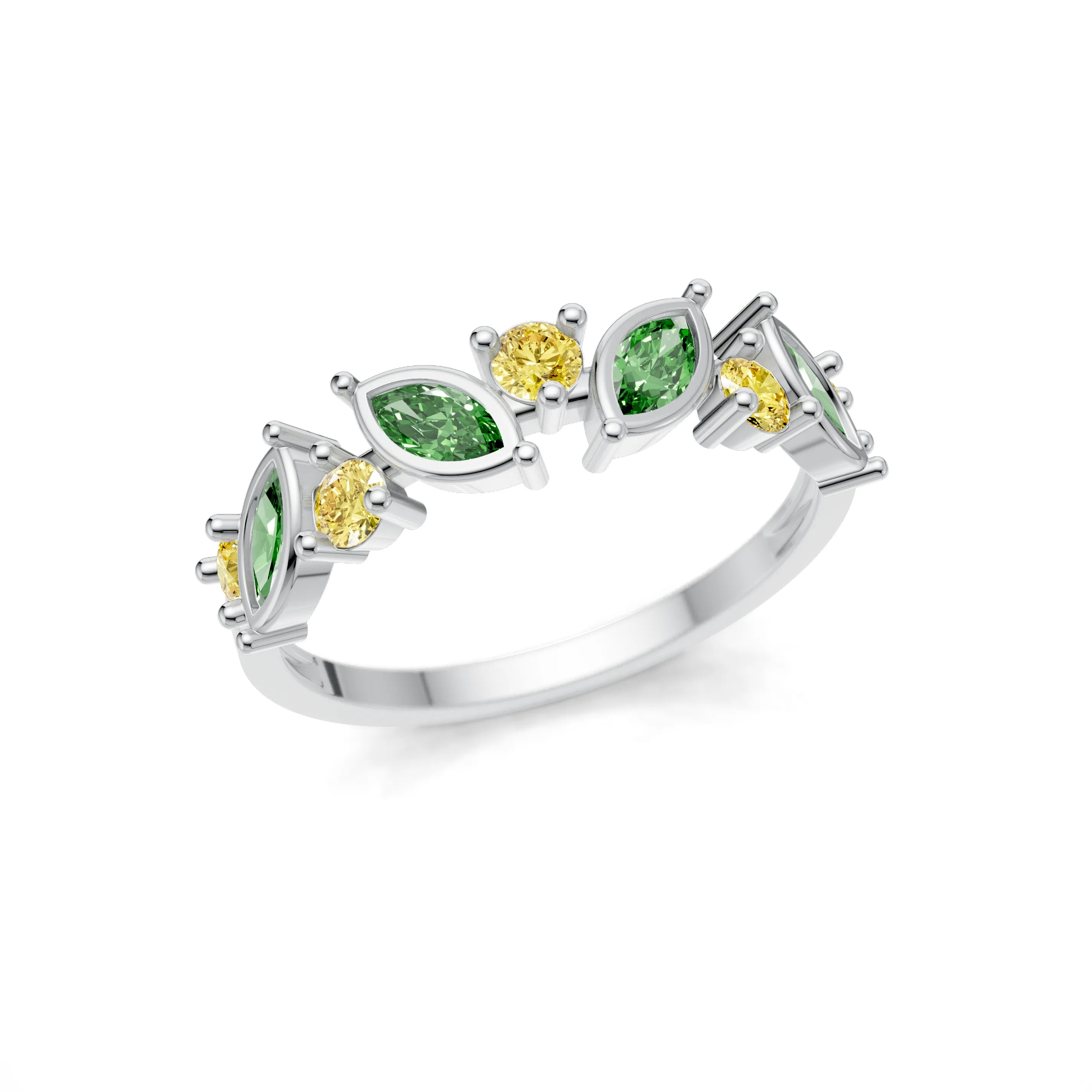 Silver_Citrine_Emerald