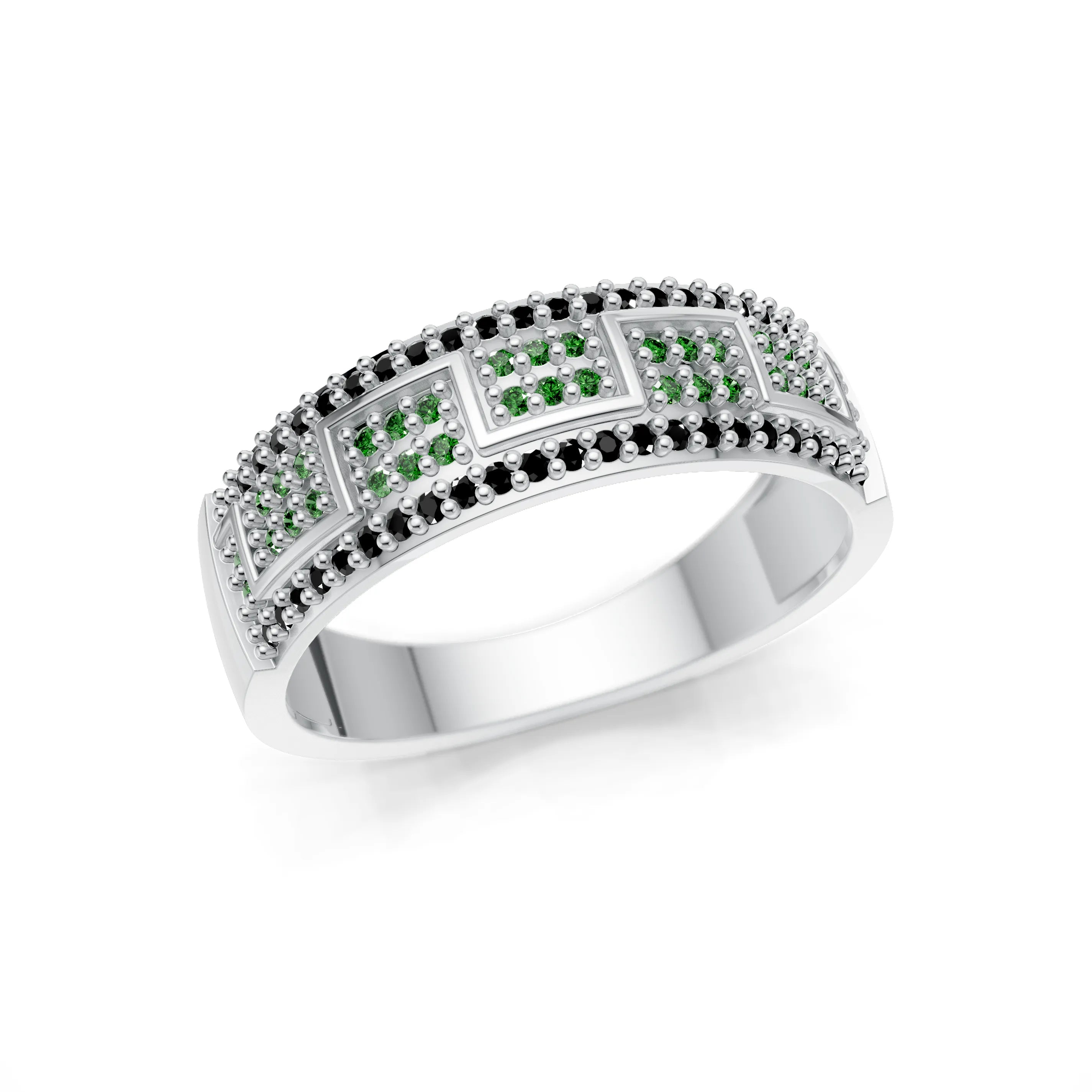 Silver_Emerald_Black