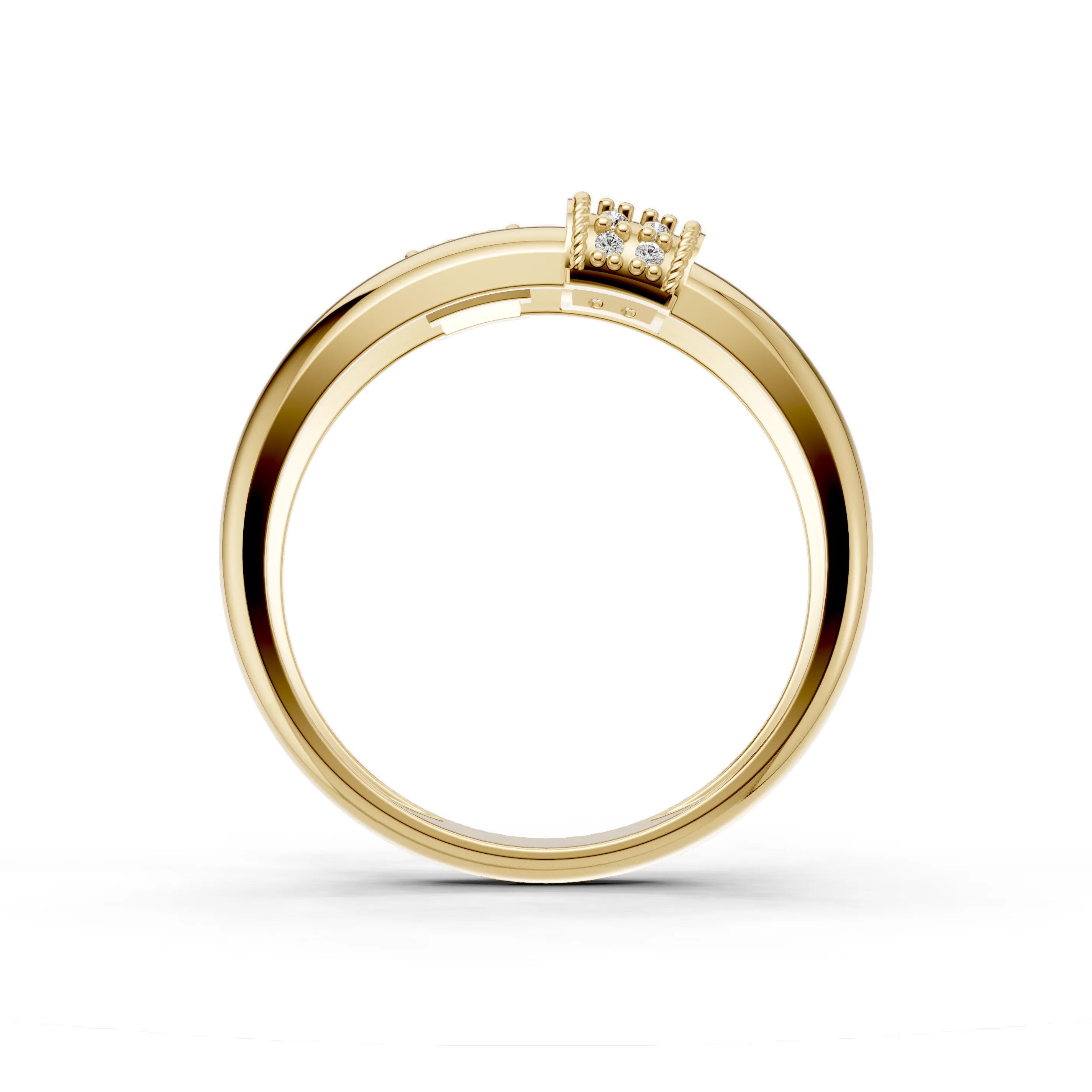 Pargold Solid Gold Celestial Pathway Pav√© Ring -Gold_Diamond_Diamond_Static_Gold