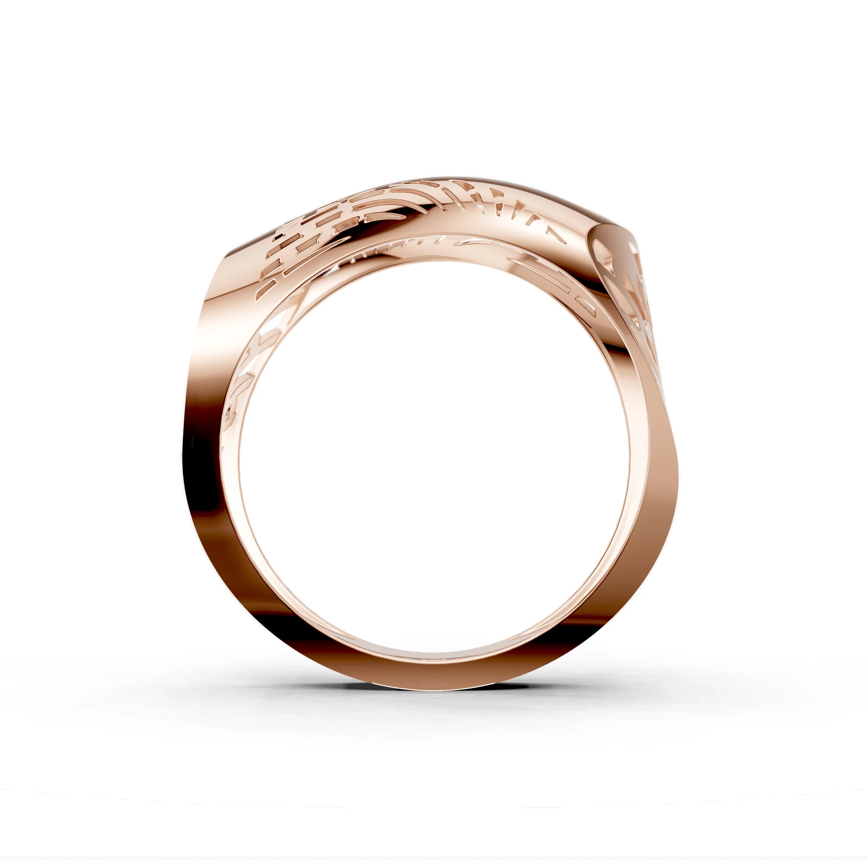 Pargold Solid Gold Horizon Curve Pav√© Band -Rose_Diamond_Diamond_Static_Rose