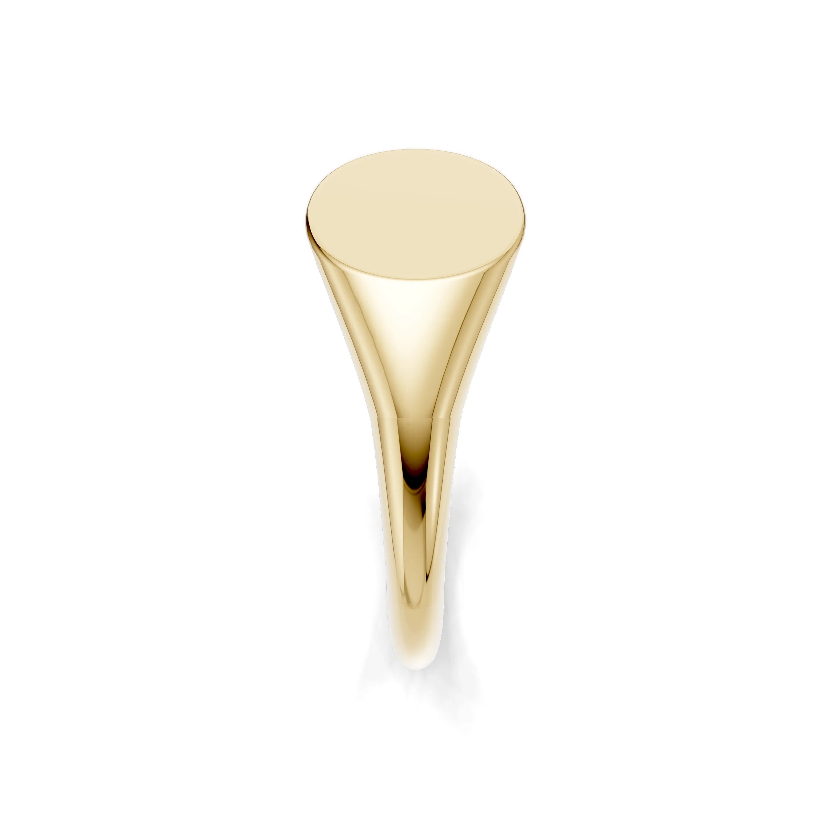 Pargold Solid Gold Timeless Elegance Signet Ring -Gold_Static_Gold