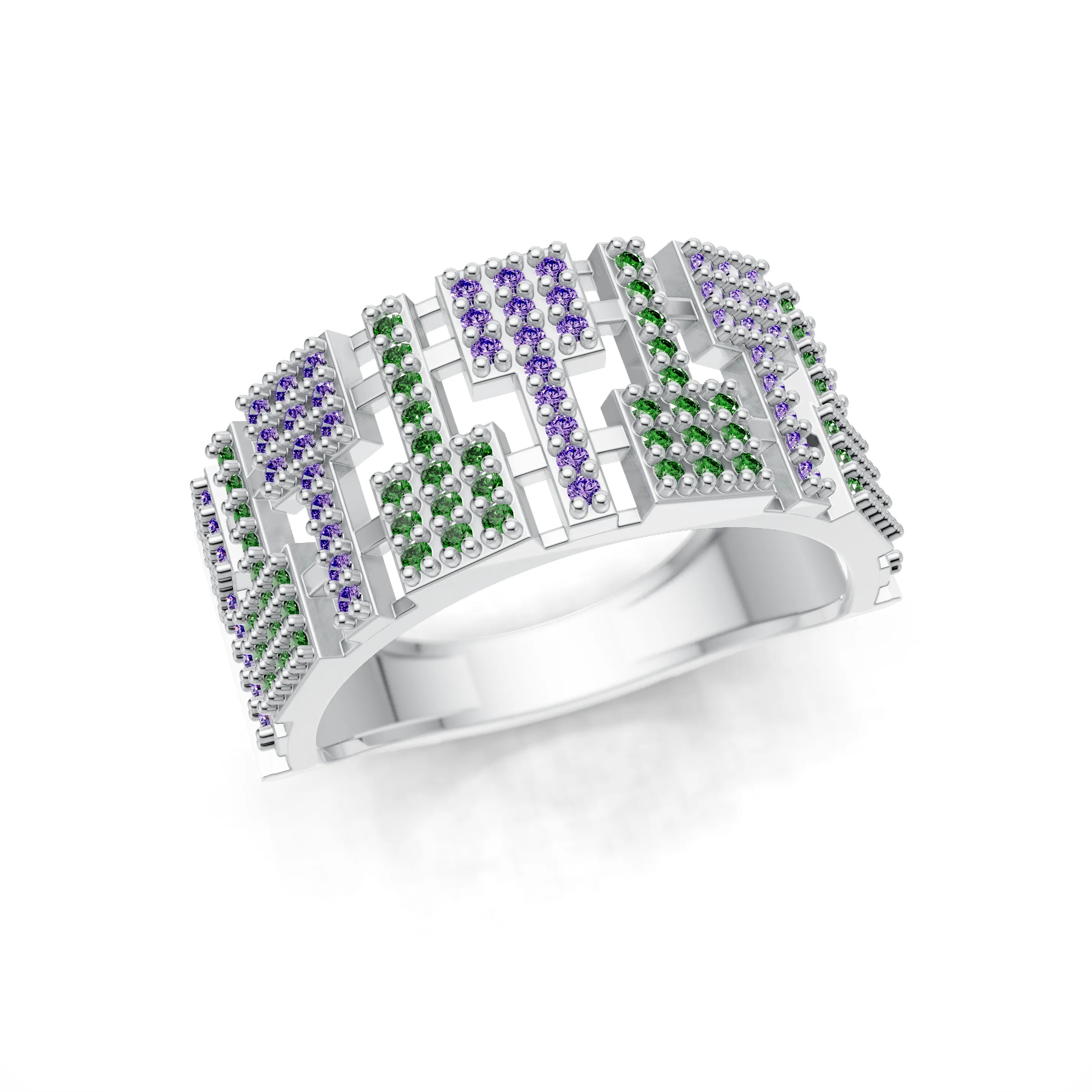 Silver_Amethyst_Emerald