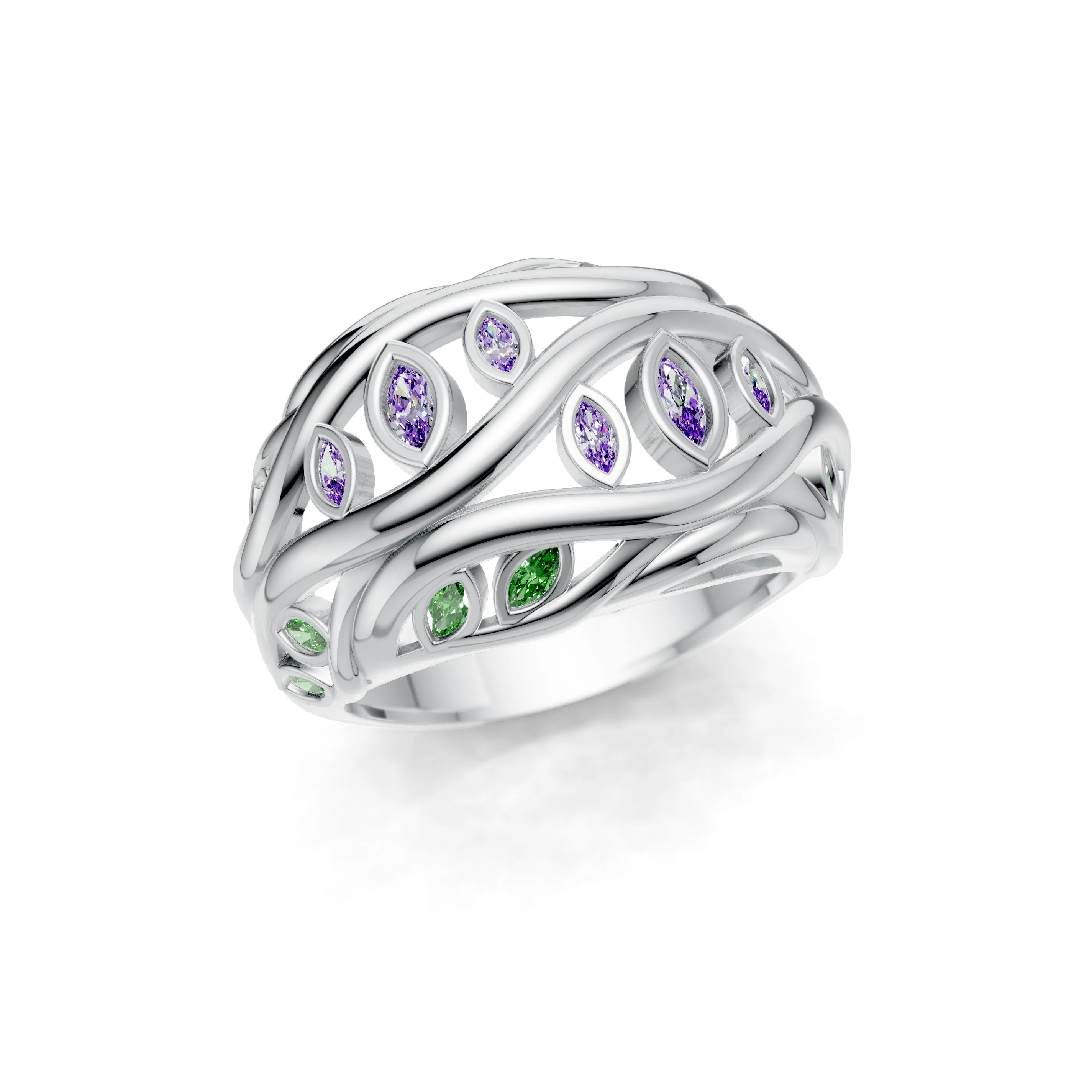 Silver_Amethyst_Emerald