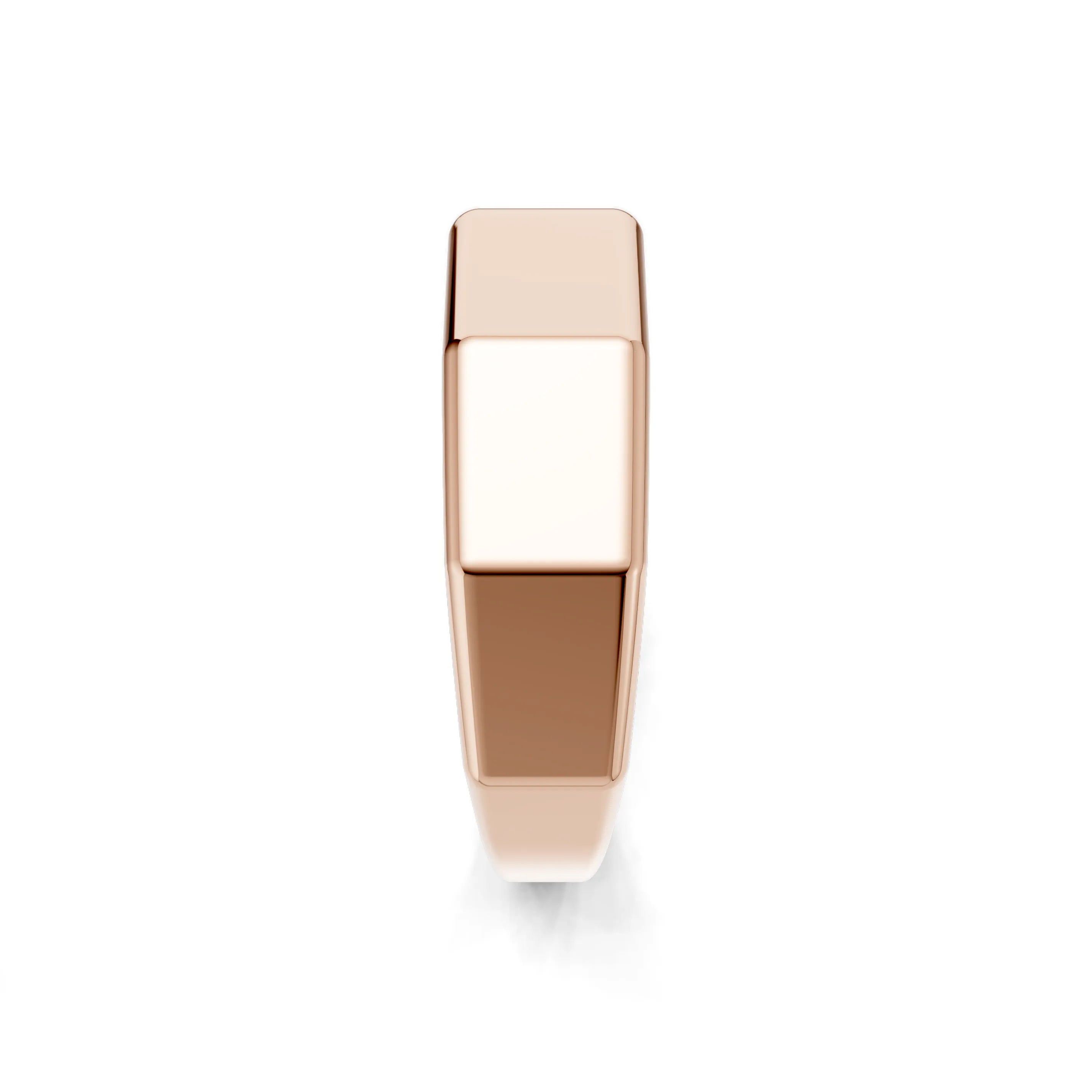 Pargold Solid Gold Modern Luxe Octagon Band -Rose_Static_Rose