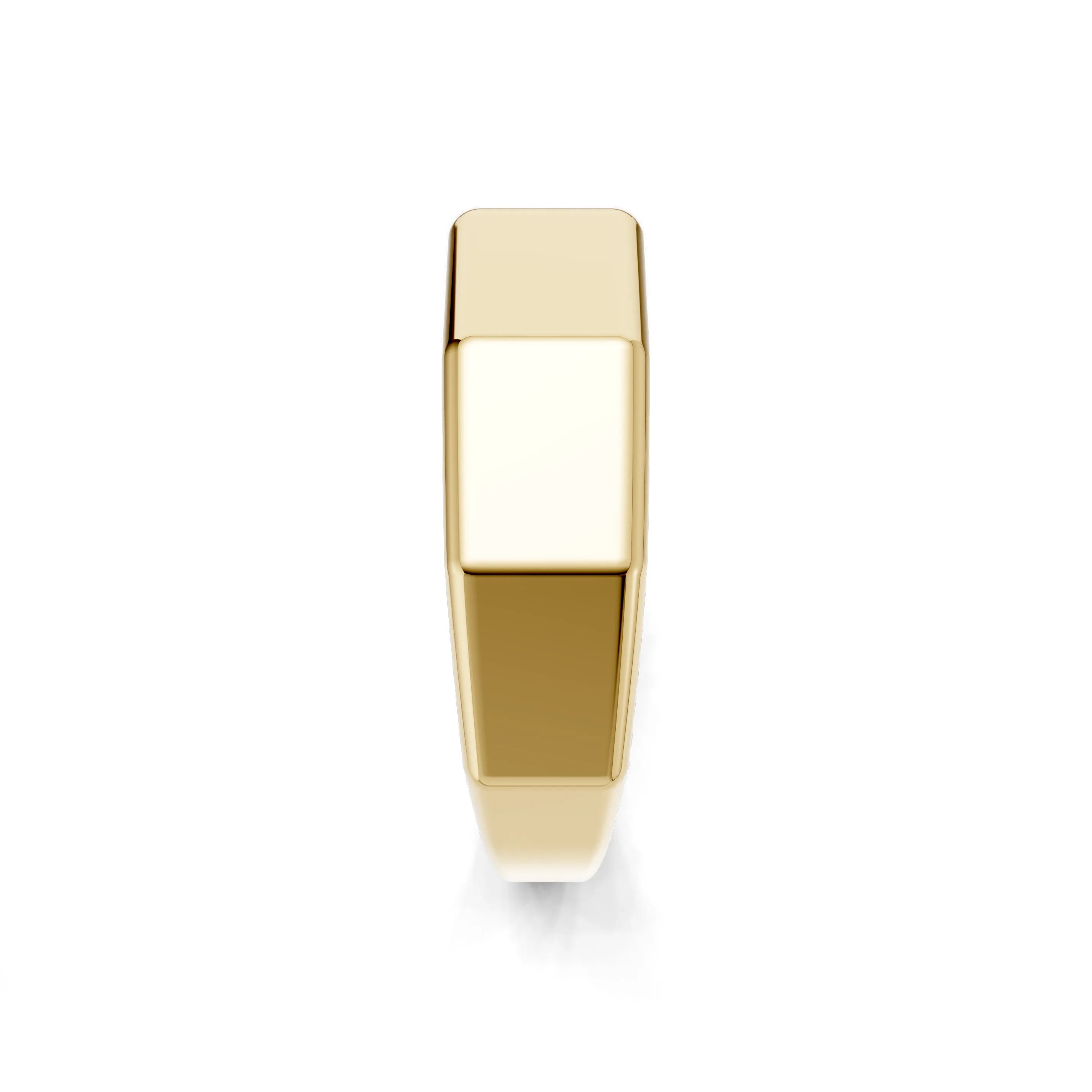 Pargold Solid Gold Modern Luxe Octagon Band -Gold_Static_Gold