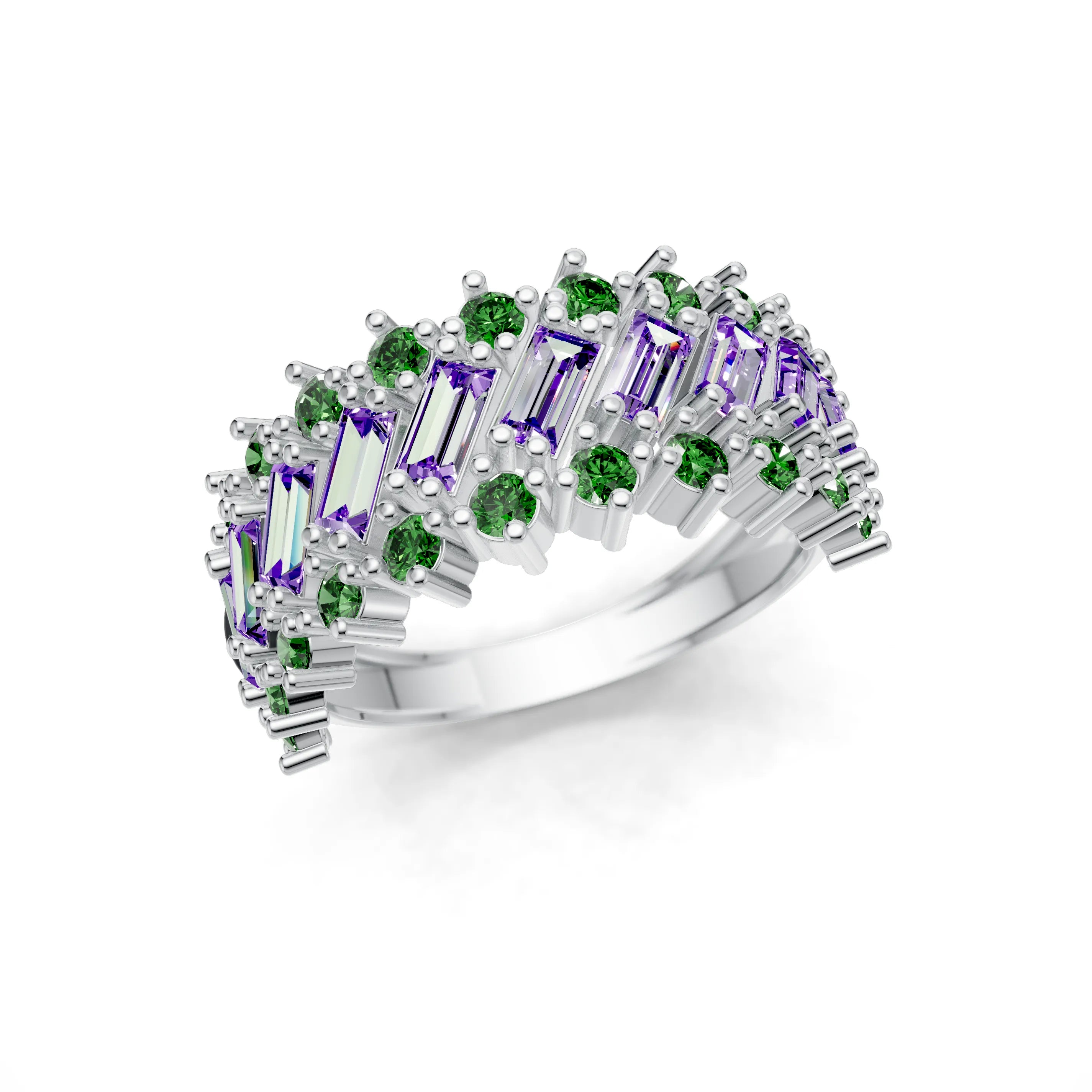 Silver_Amethyst_Emerald