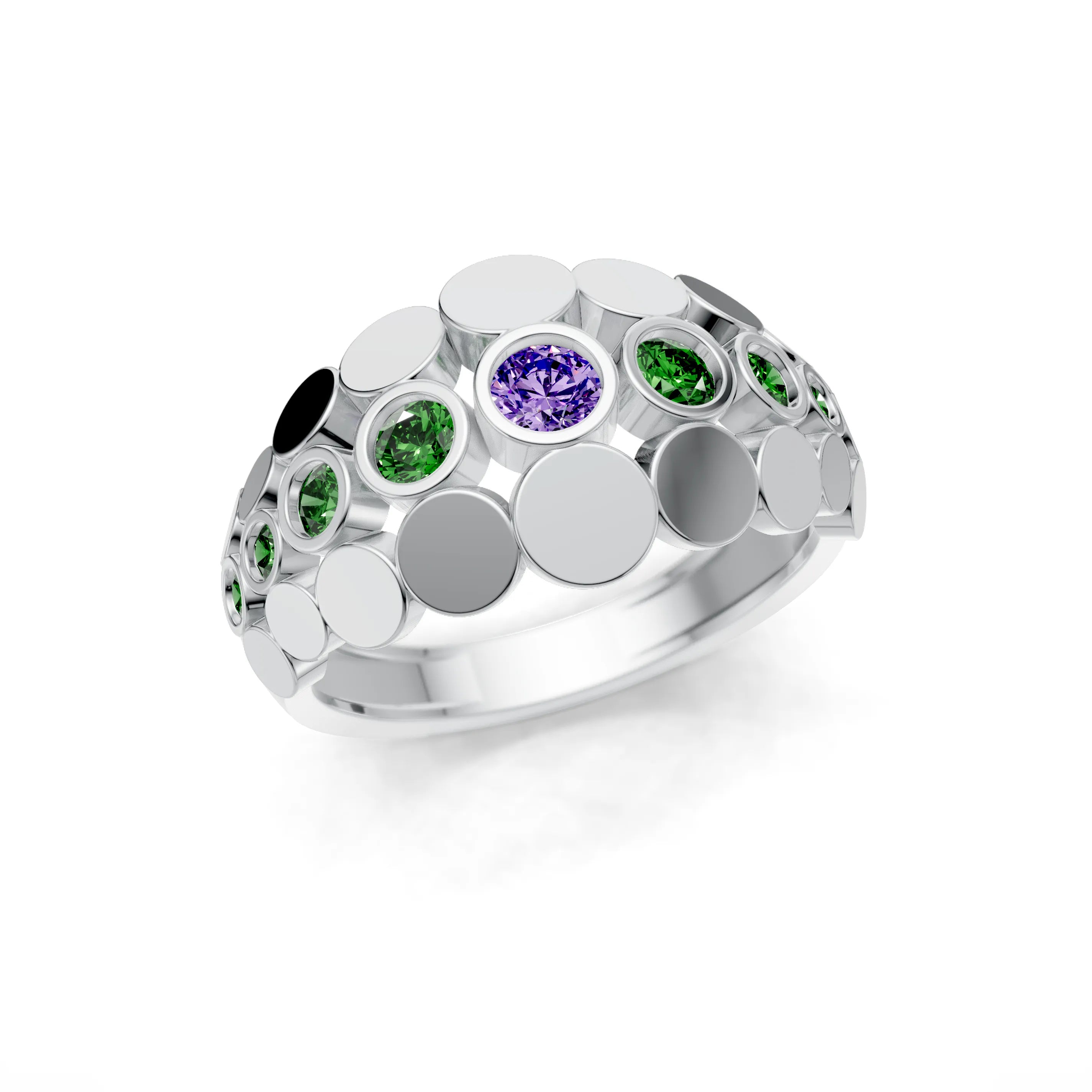 Silver_Amethyst_Emerald