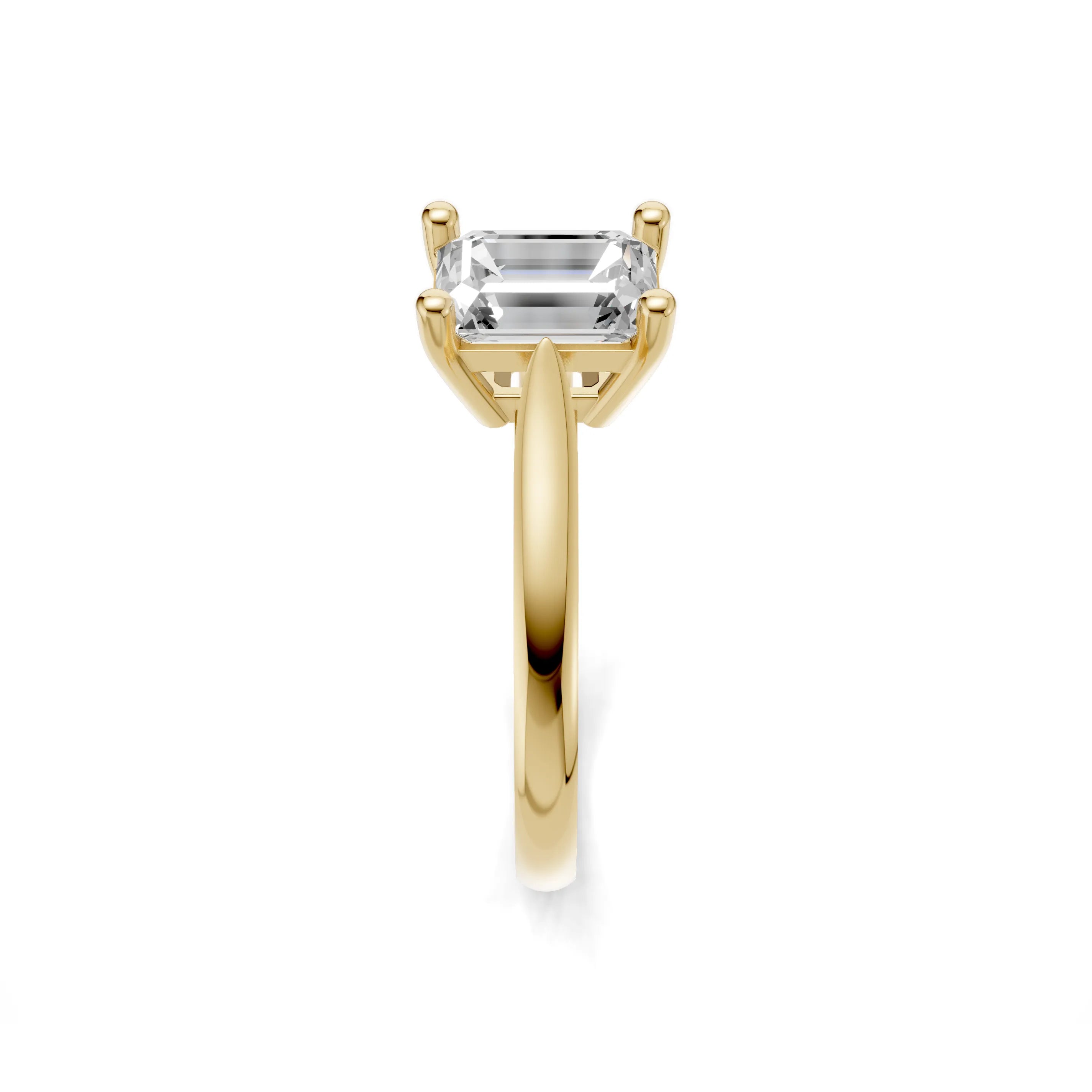 Pargold Solid Gold Clarion Solitaire Ring -Gold_Diamond_Static_Gold