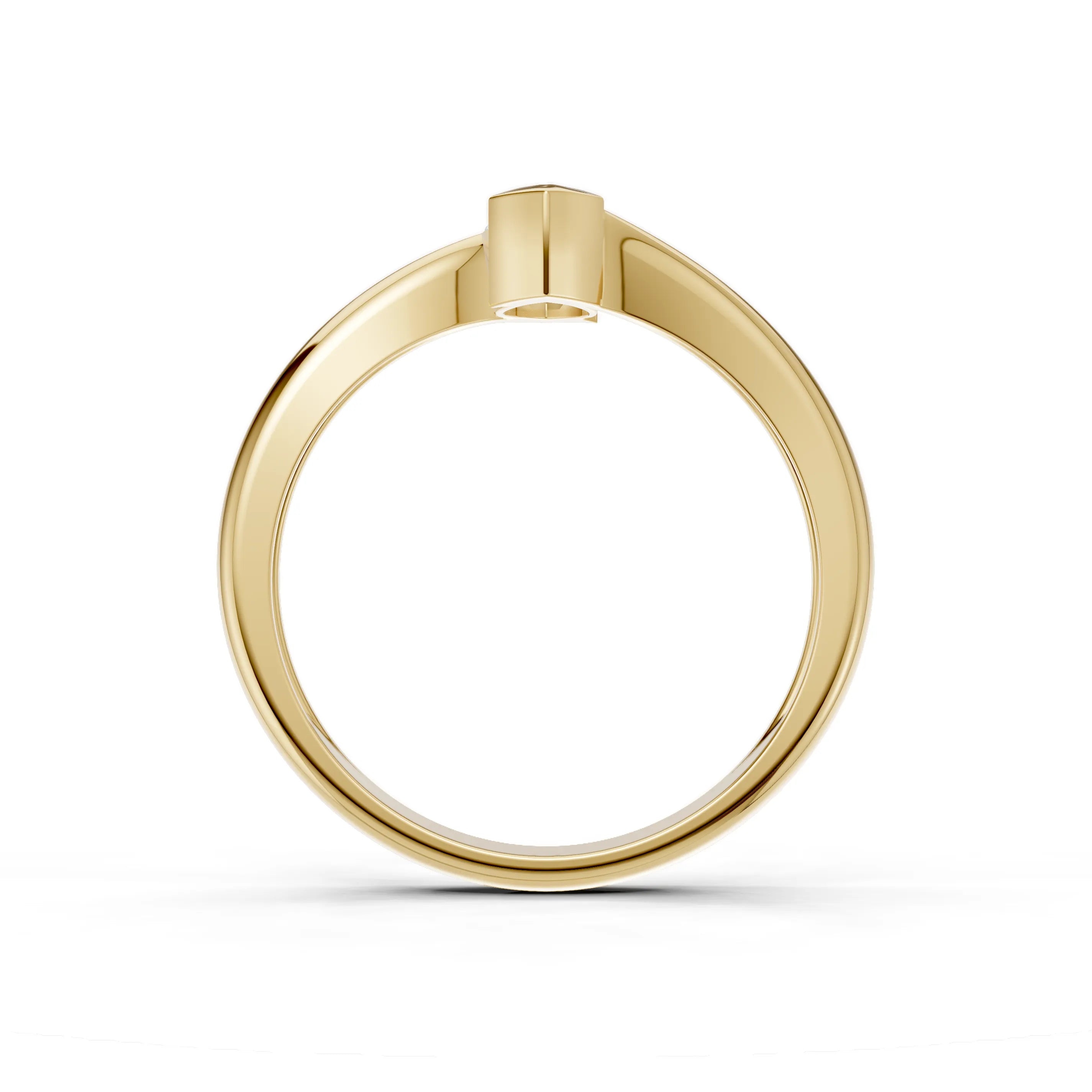 Pargold Solid Gold Marquise Horizon Ring -Gold_Diamond_Static_Gold