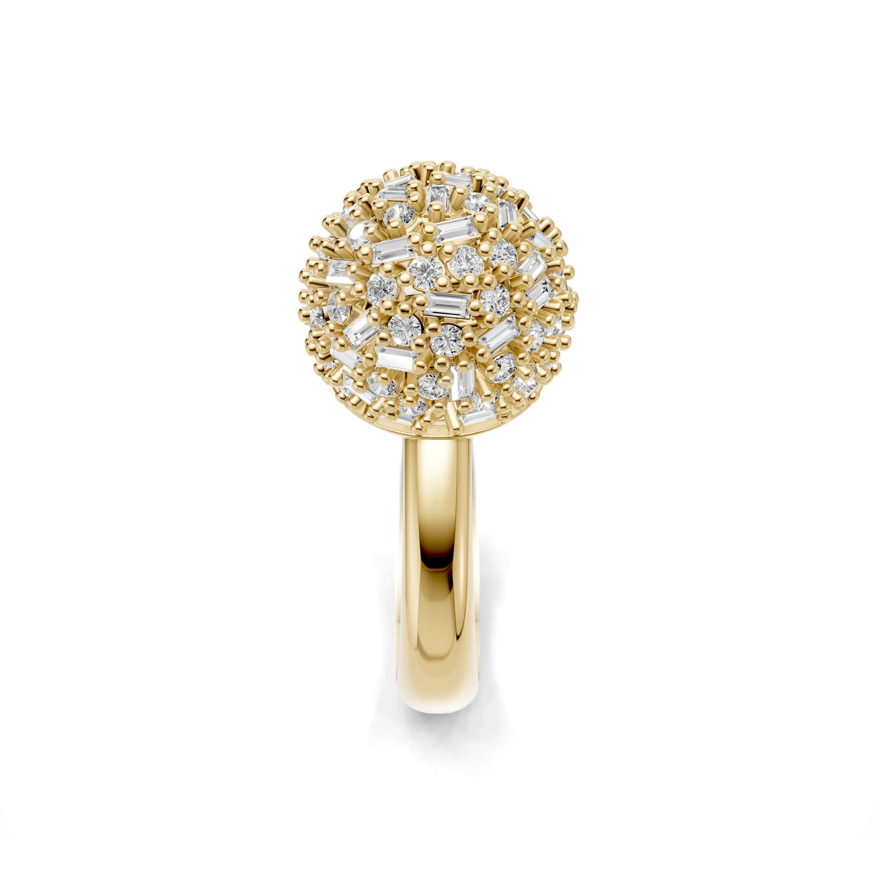 Pargold Solid Gold Solaris Splendor Ring -Gold_Diamond_Diamond_Static_Gold