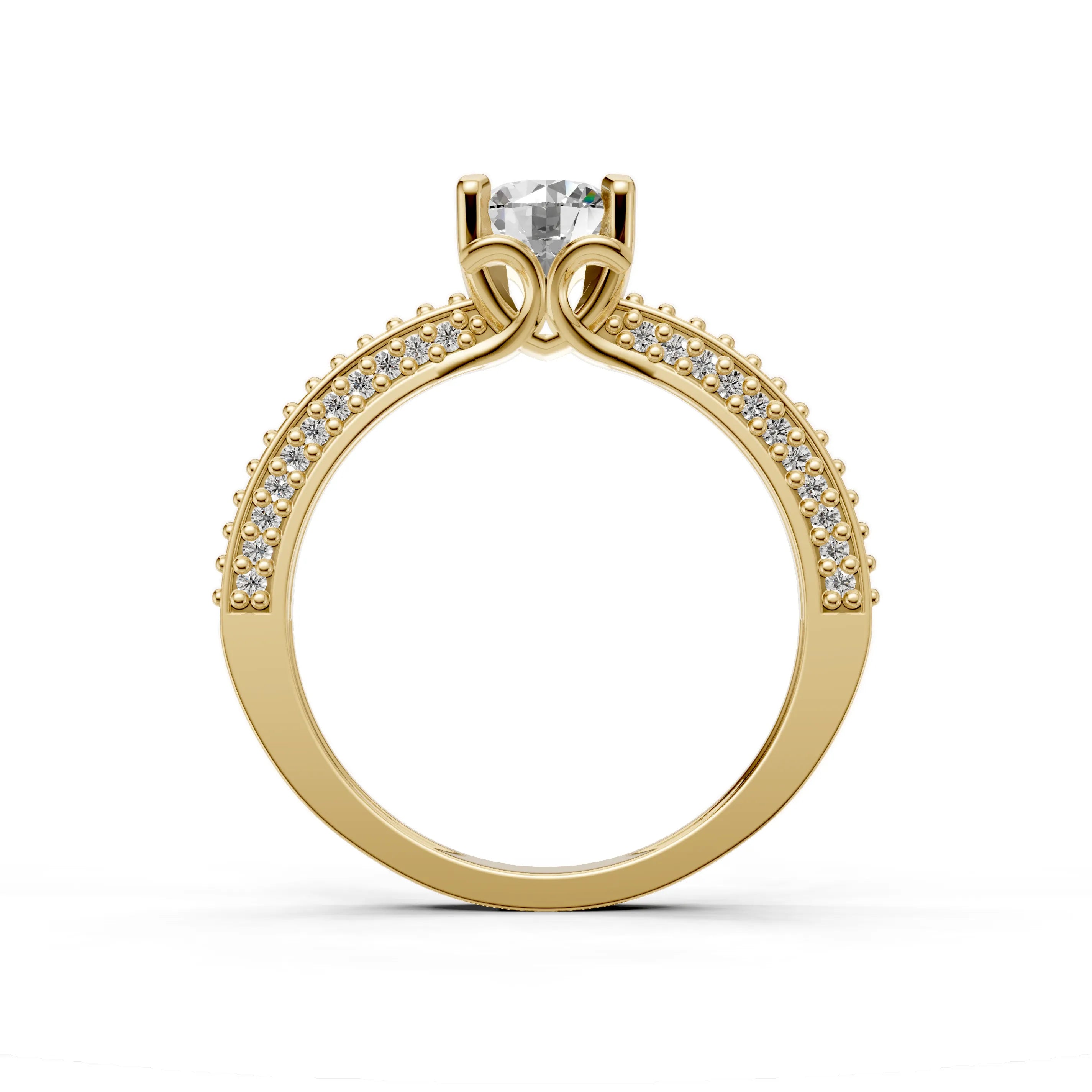 Pargold Solid Gold Evermore Elegance Ring -Gold_Diamond_Diamond_Static_Gold