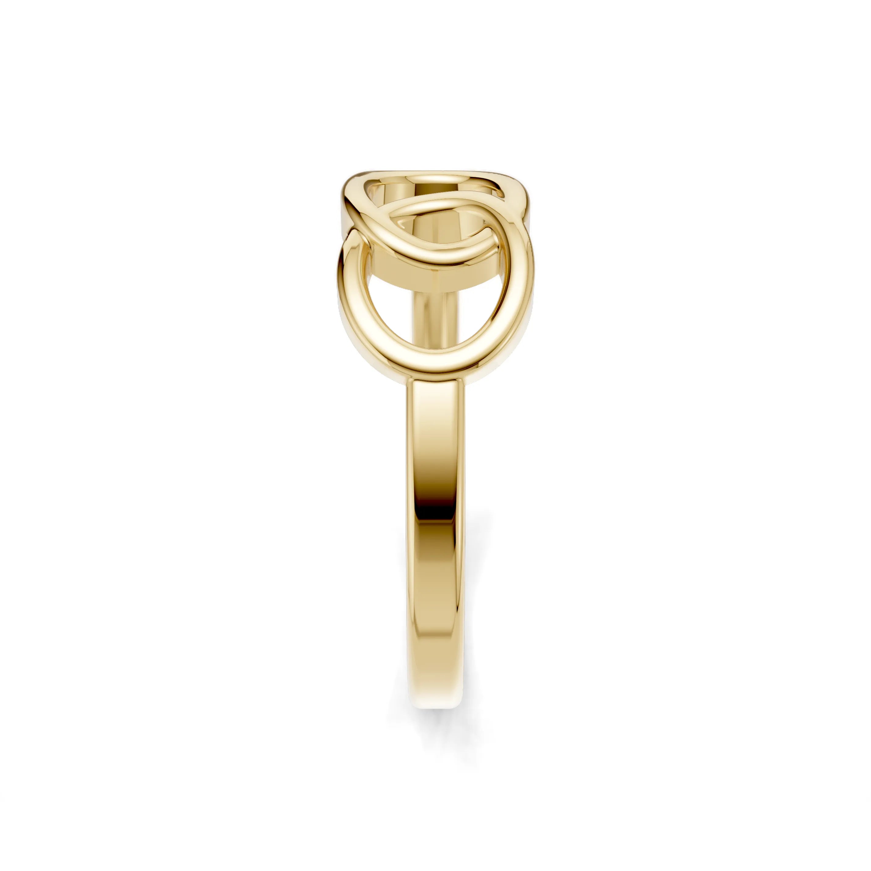 Pargold Solid Gold Timeless Embrace Infinity Ring -Gold_Static_Gold