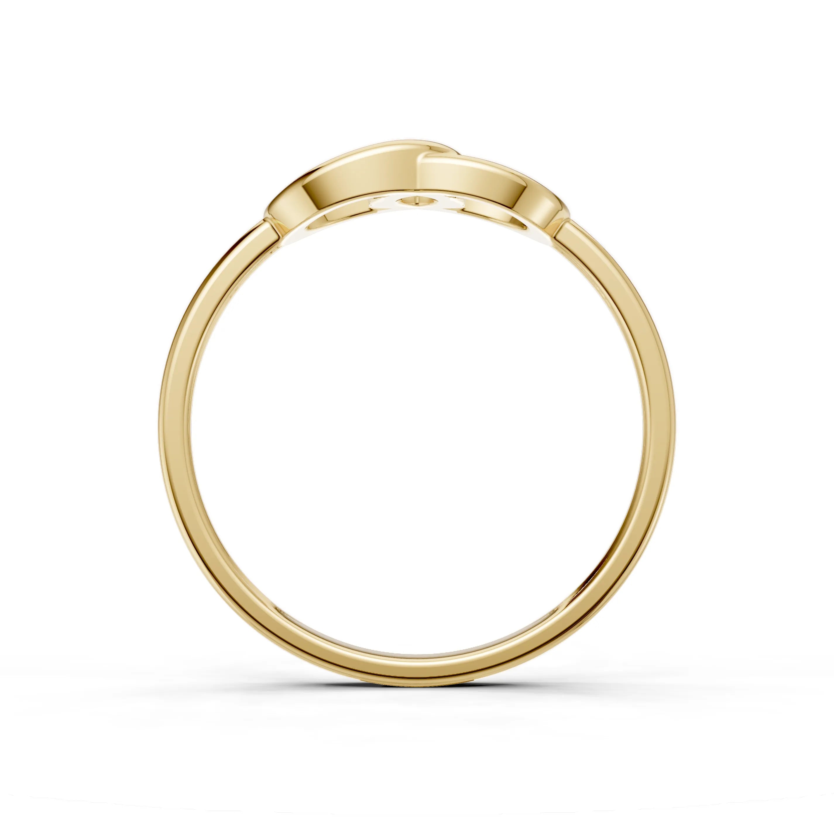 Pargold Solid Gold Timeless Embrace Infinity Ring -Gold_Static_Gold