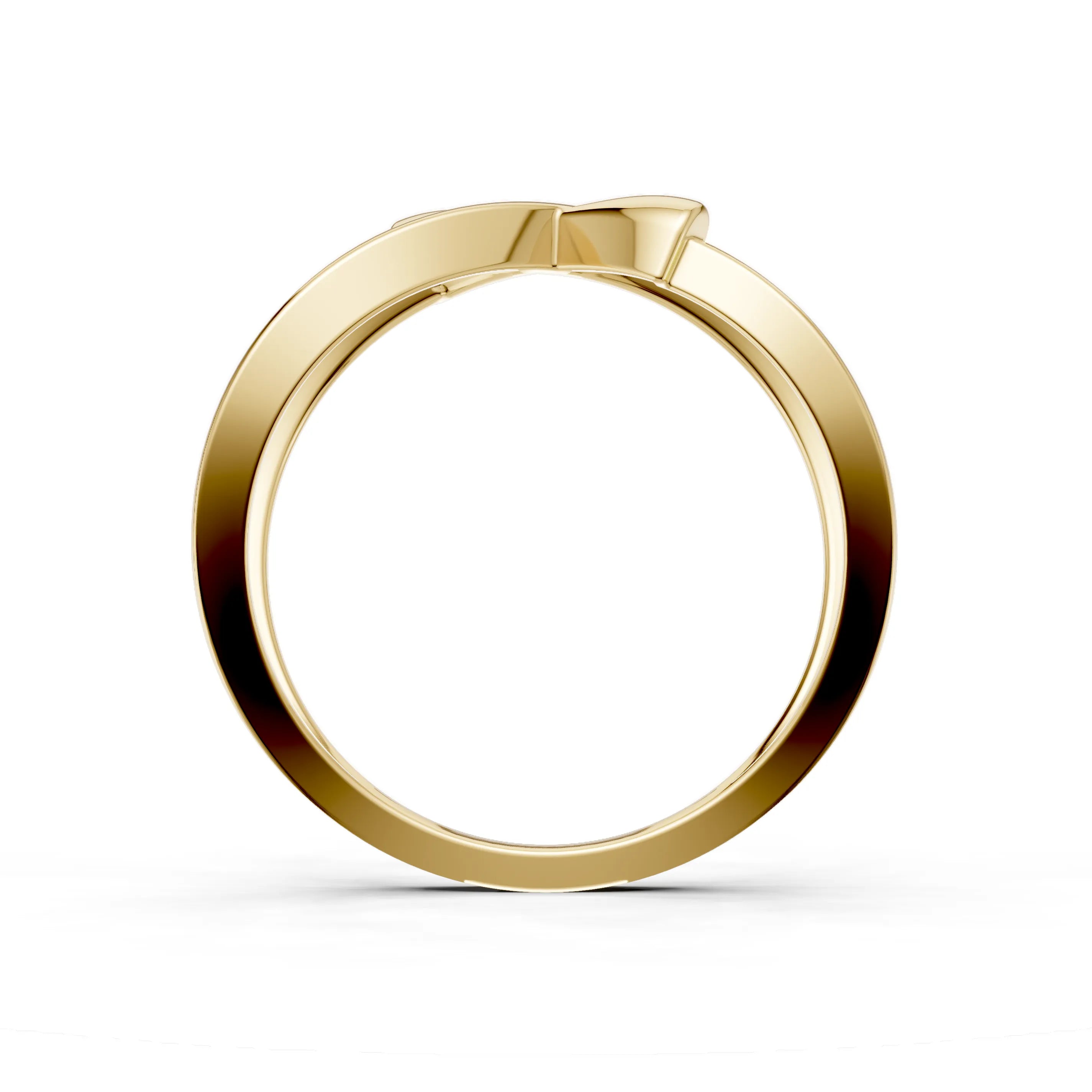 Pargold Solid Gold Infinity Embrace Gold Ring -Gold_Static_Gold