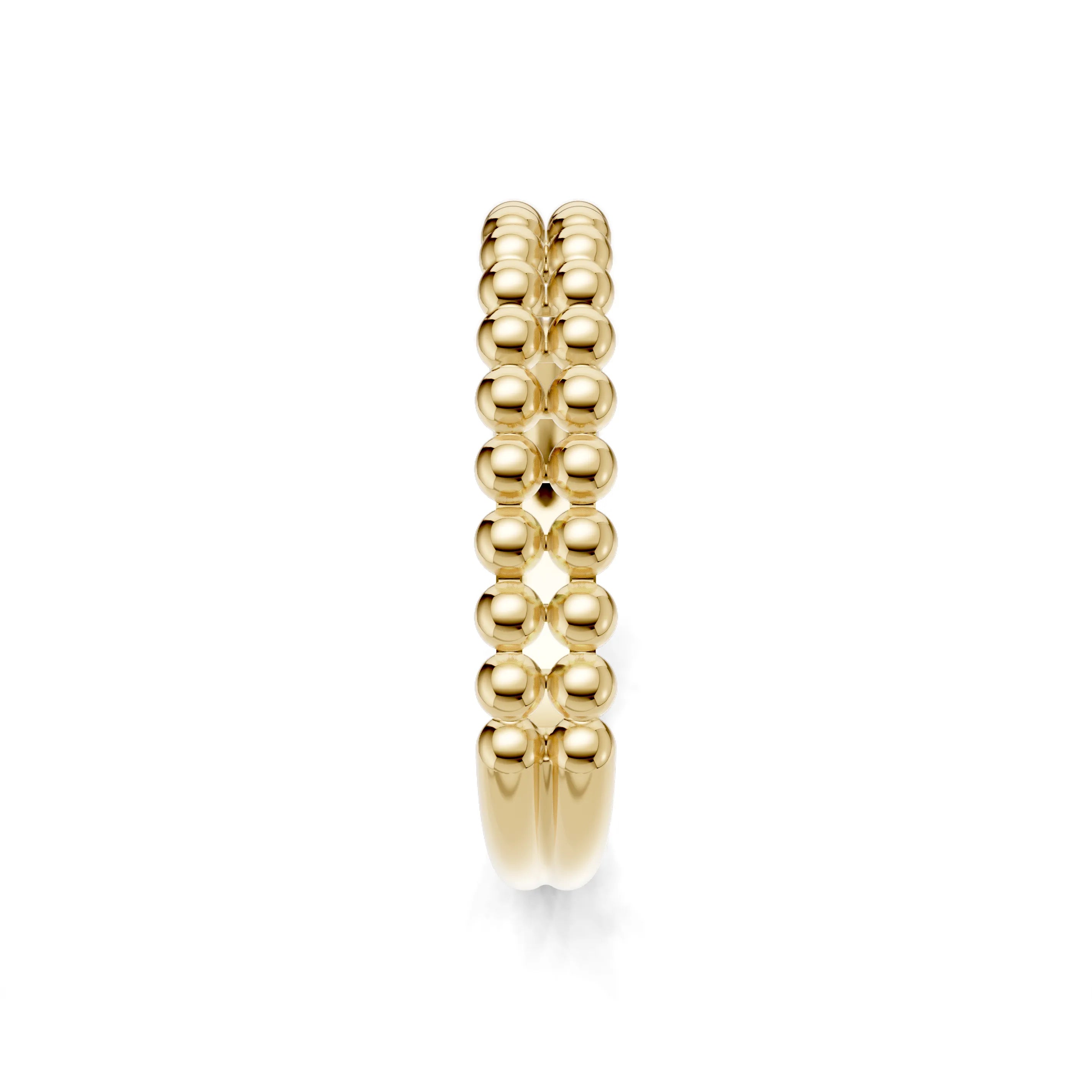 Pargold Solid Gold Ornate Beaded Elegance Ring -Gold_Static_Gold