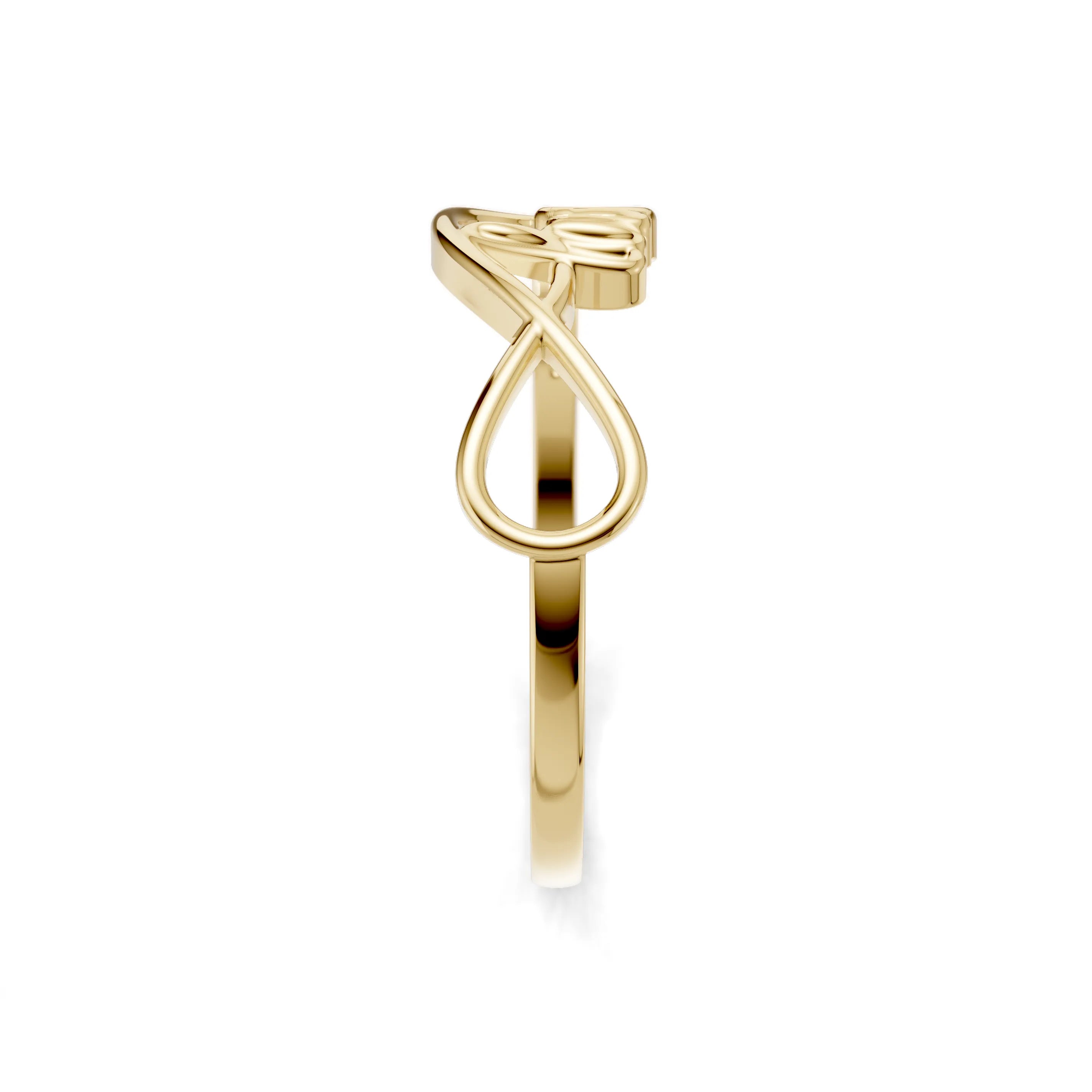 Pargold Solid Gold Infinite Love Luxe Ring -Gold_Static_Gold